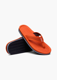 Napoli Flip Flop - background::white,variant::Orange