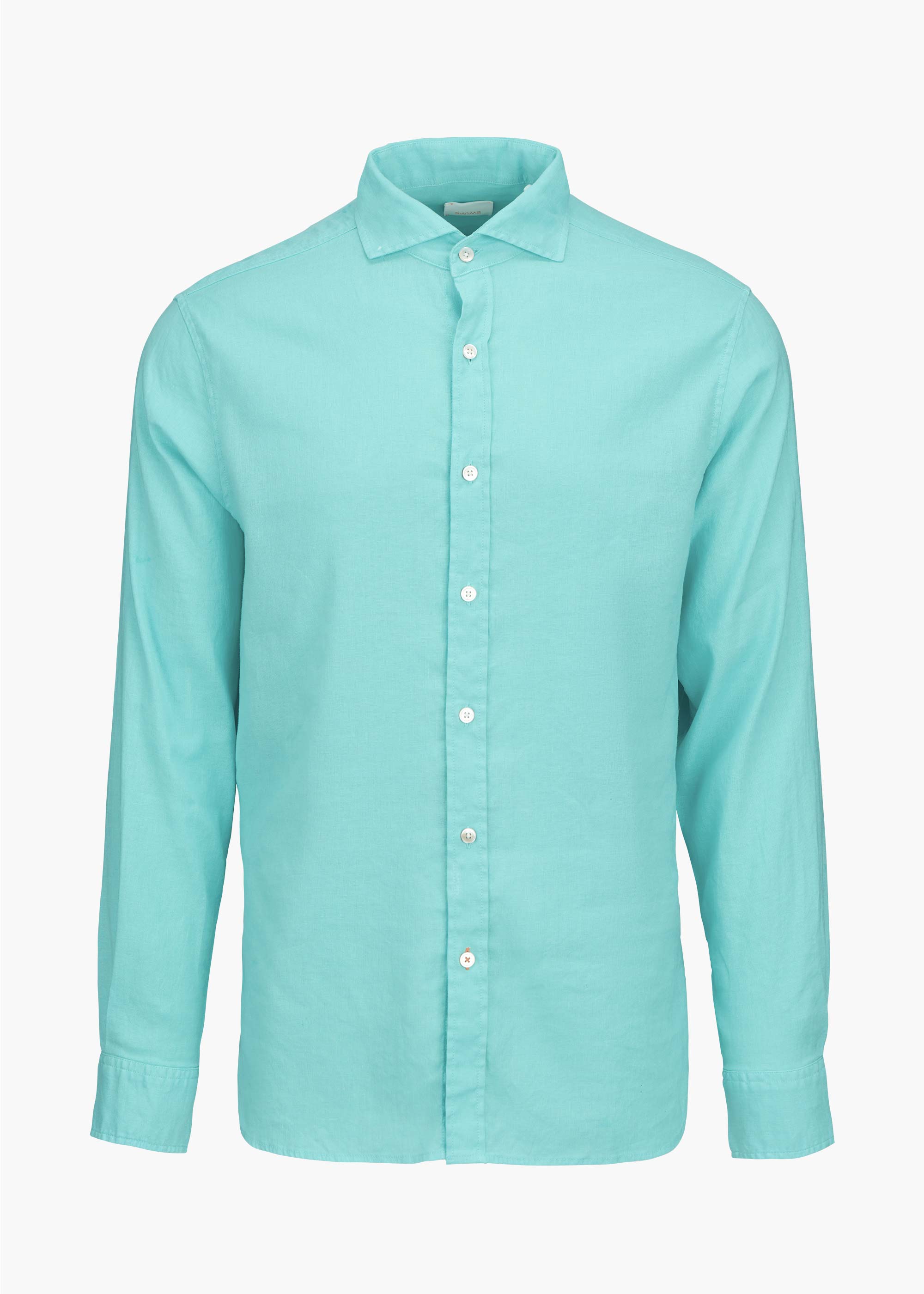 Santorini Sport Shirt - background::white,variant::Aquamarine