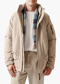 Skadi Down Parka - background::white,variant::Beige