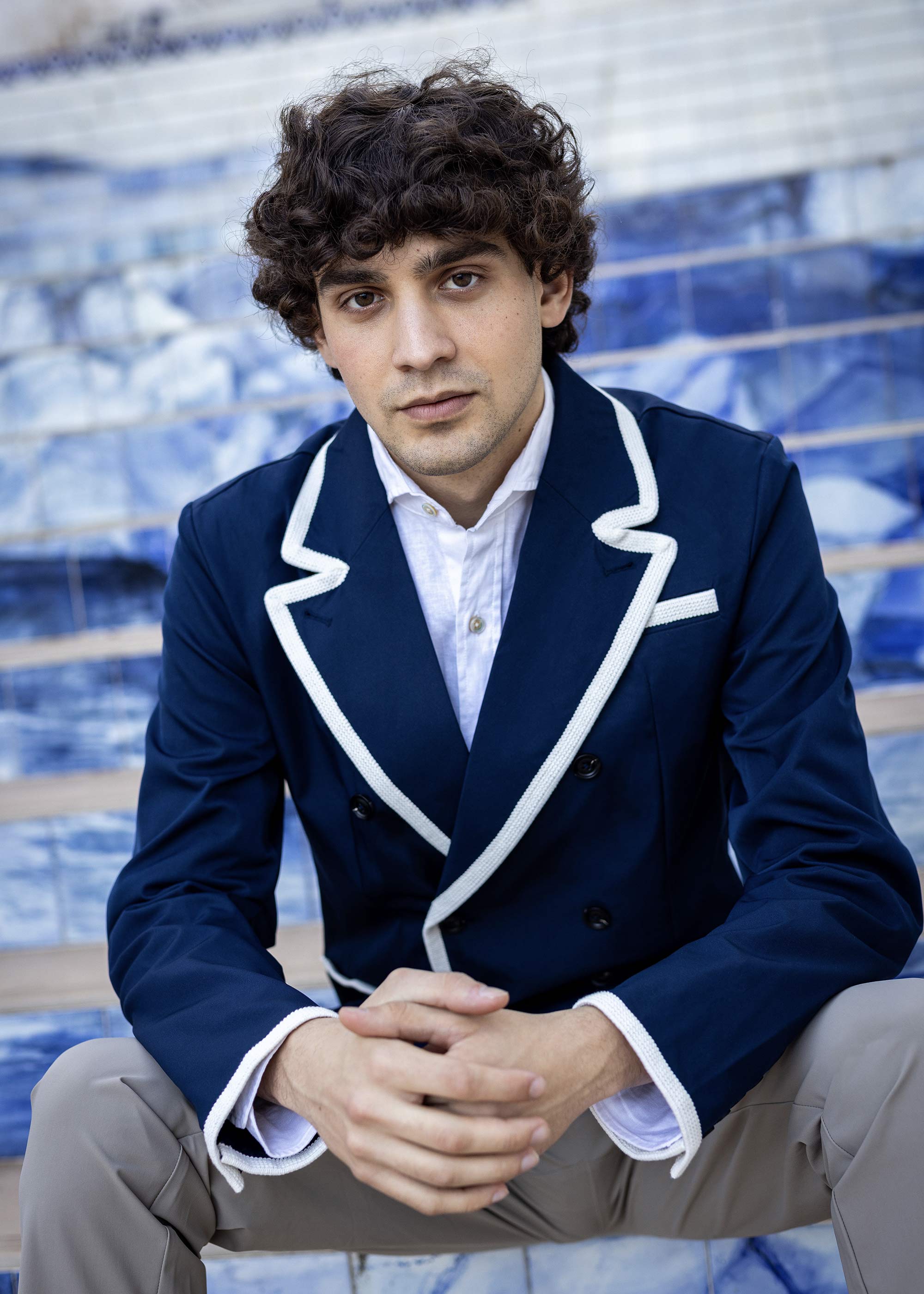 Cabana Sportcoat - background::white,variant::Navy