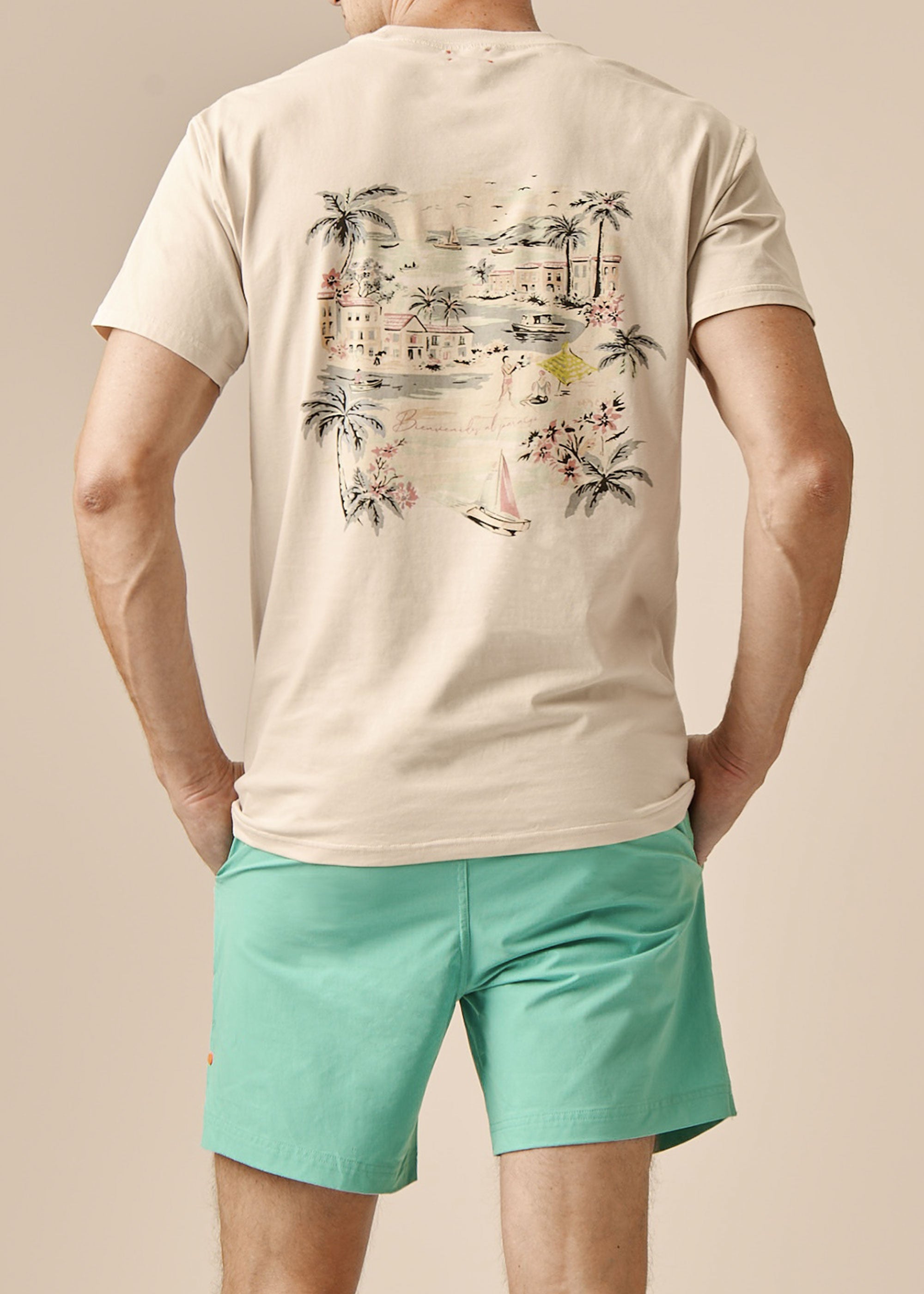 Paradis T-Shirt - background::white,variant::Mist