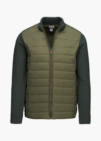 Mayer Sweater Jacket - background::white,variant::Hickory