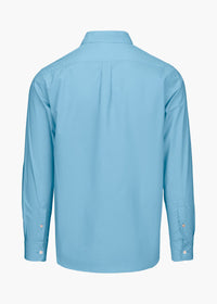 Malfa Garment Dye Shirt - background::white,variant::Aegean Blue