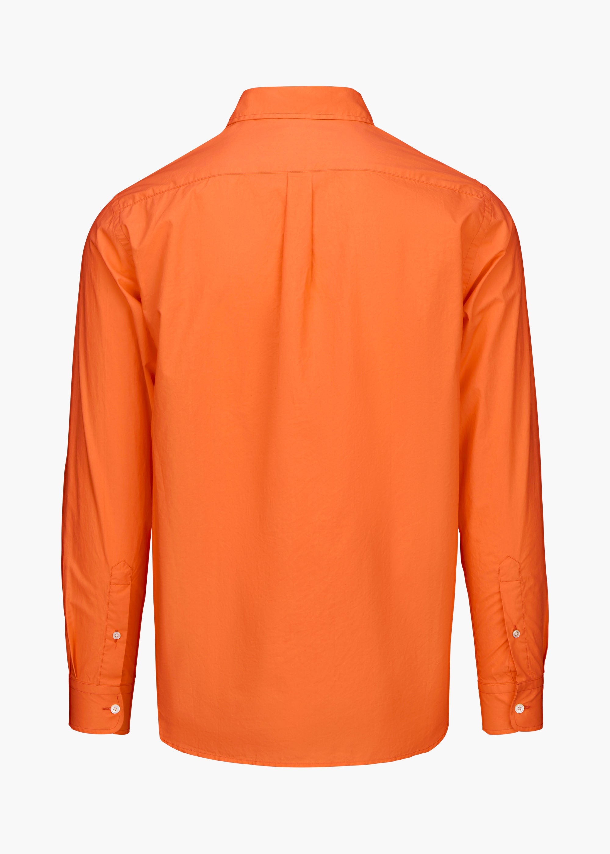 Malfa Garment Dye Shirt - background::white,variant::Arancia