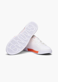 Breeze Tennis Knit - background::white,variant::White/SWIMS Orange