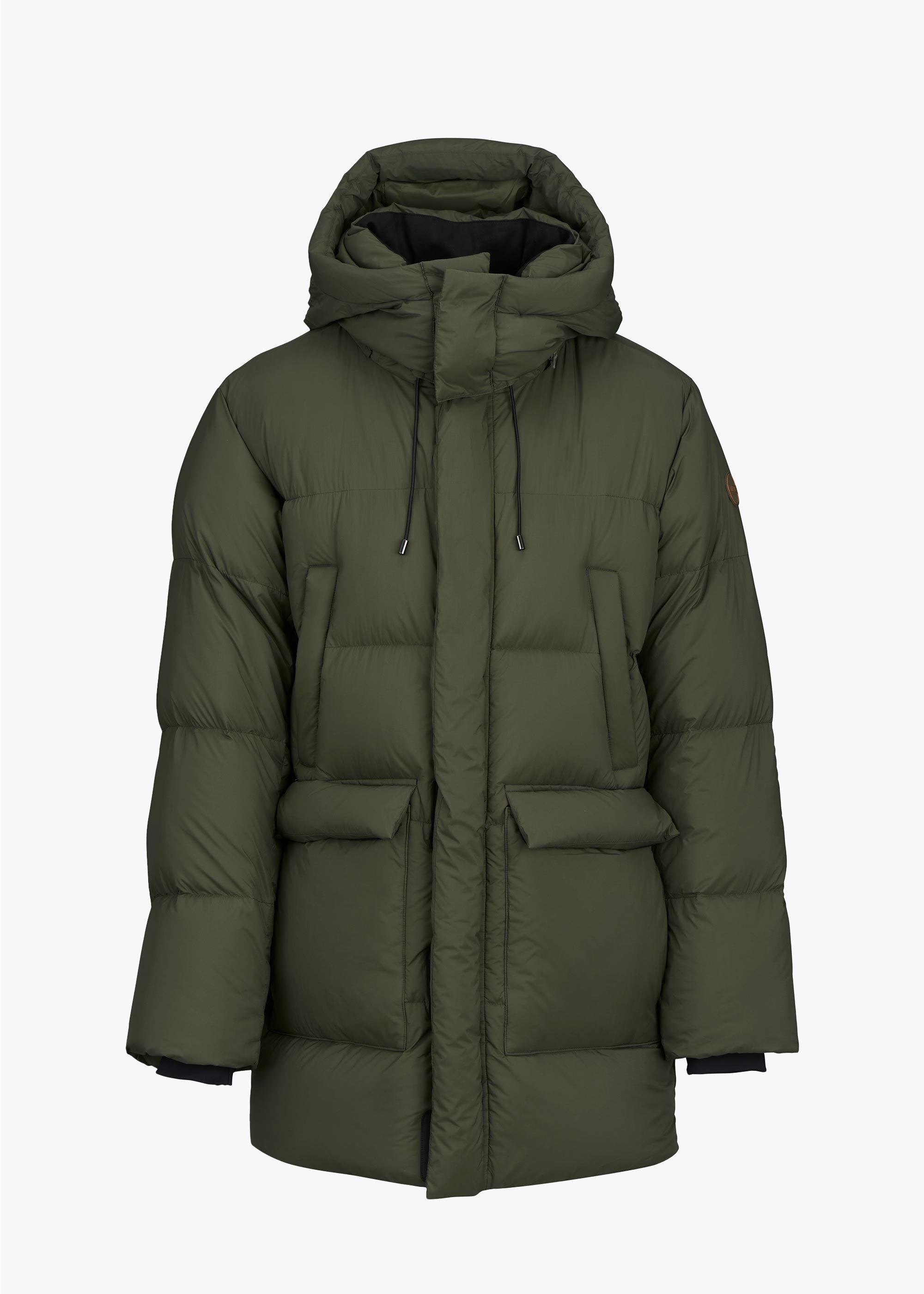 Nagano Down Parka - background::white,variant::Olive