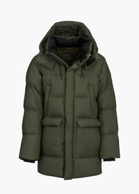 Nagano Down Parka - background::white,variant::Olive