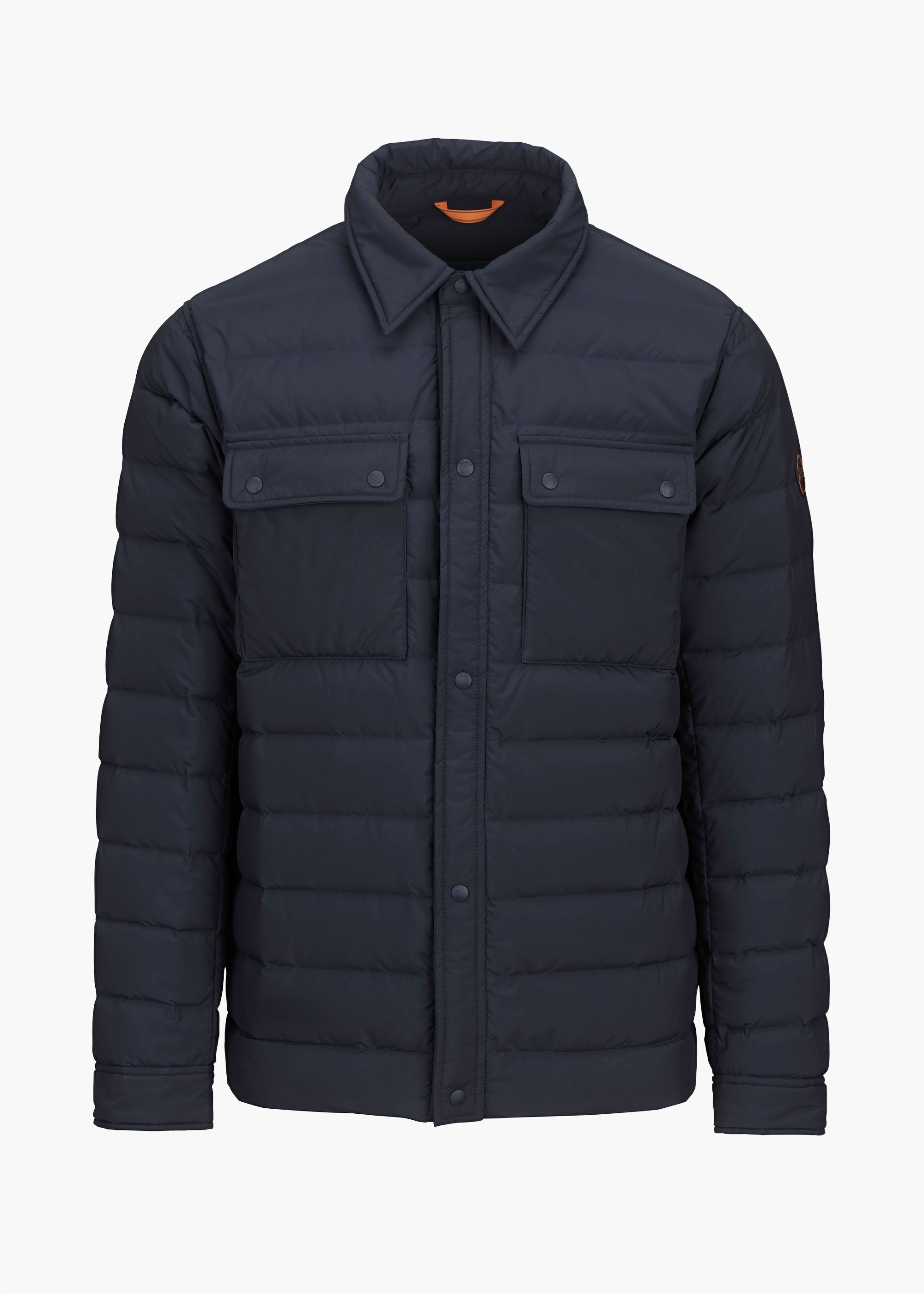 Sapparo Down Shirt - background::white,variant::Midnight