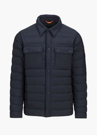 Sapparo Down Shirt - background::white,variant::Midnight