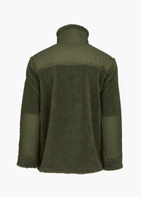 Osaka Pile Jacket - background::white,variant::Dark Olive