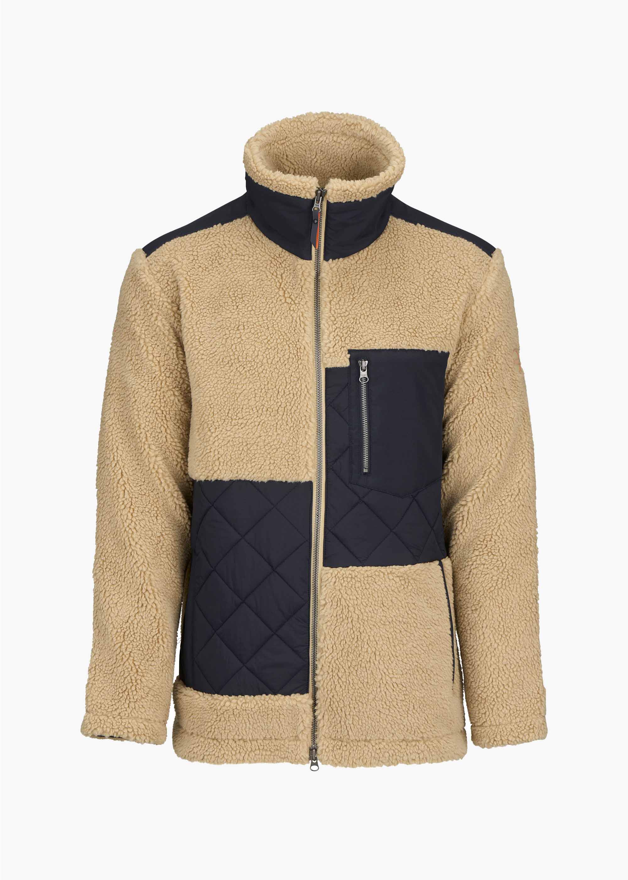 Osaka Pile Jacket - background::white,variant::Natural