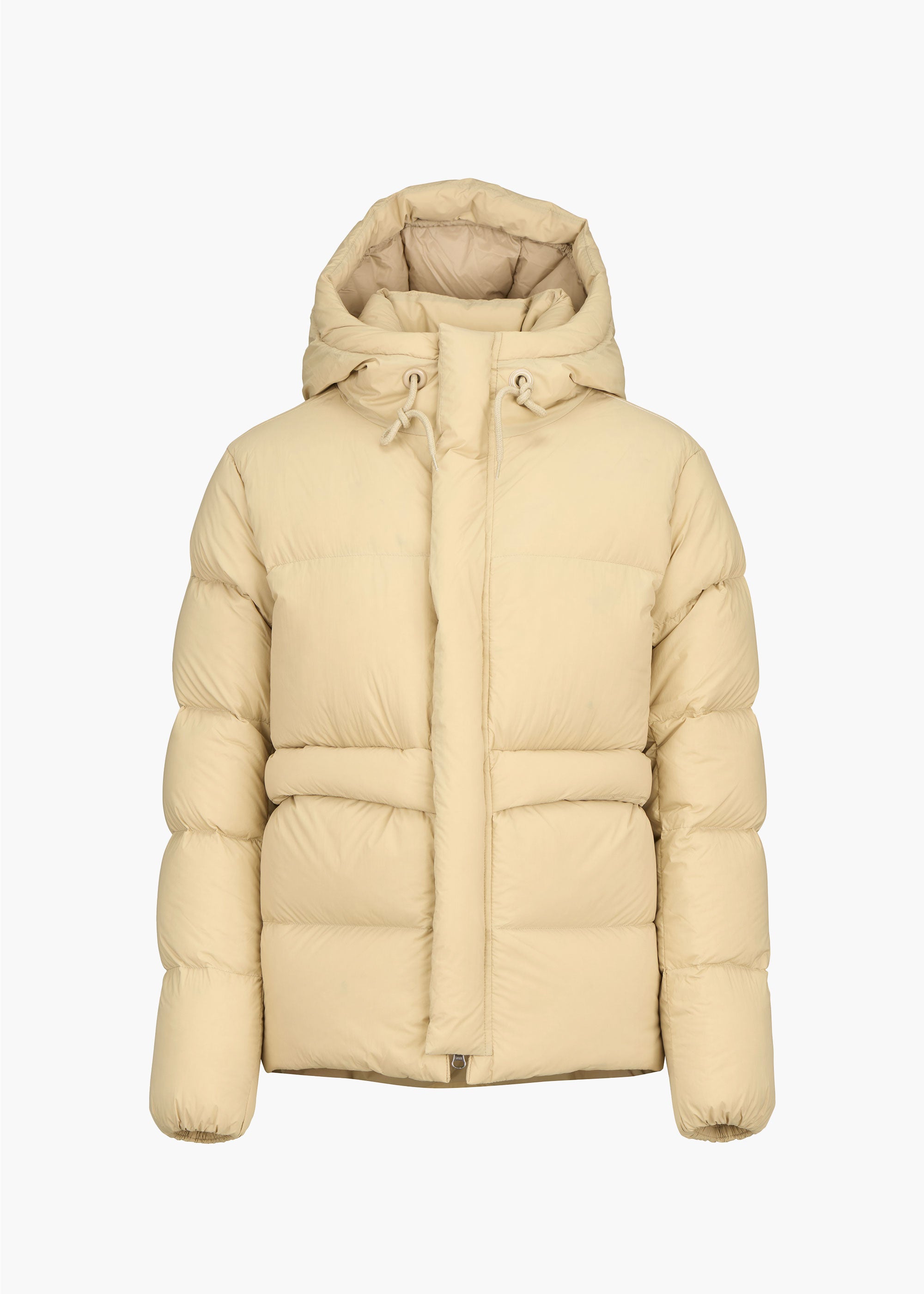 Shiga Down Jacket - background::white,variant::Sand