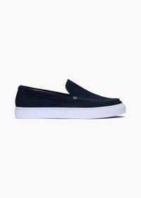 Madison Loafer - background::white,variant::Navy