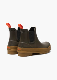 Charlie Rain Boot - background::white,variant::Taupe/Biscuit