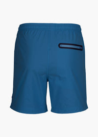 Sol Swim Short (6 ½” Inseam) - background::white,variant::Naxos Tidal Blue