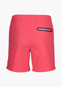 Sol Swim Short (6 ½” Inseam) - background::white,variant::Naxos Campari