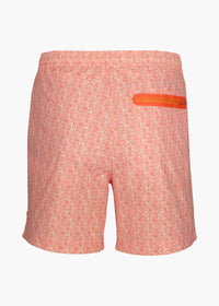 Sol Swim Short (6 ½” Inseam) - background::white,variant::Mosaico Orange