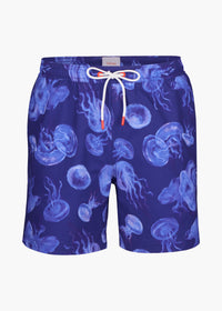 Sol Swim Short (6 ½” Inseam) - background::white,variant::Jelly Ocean