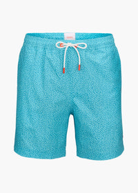 Sol Swim Short (6 ½” Inseam) - background::white,variant::Breeze Aquamarine