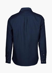 Santorini Sport Shirt - background::white,variant::Navy