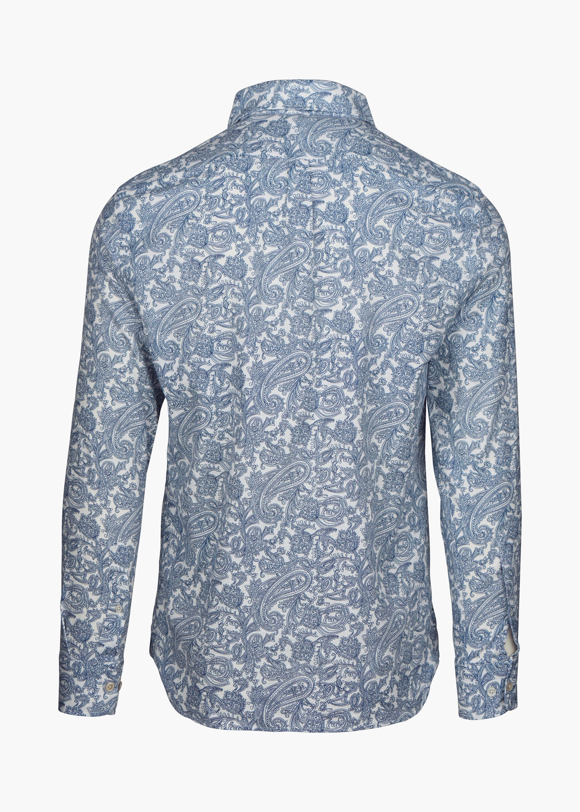 Thassos Sport Shirt - background::white,variant::Navy