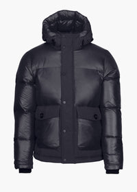 Lykke Hoodie Down Jacket - background::white,variant::Black