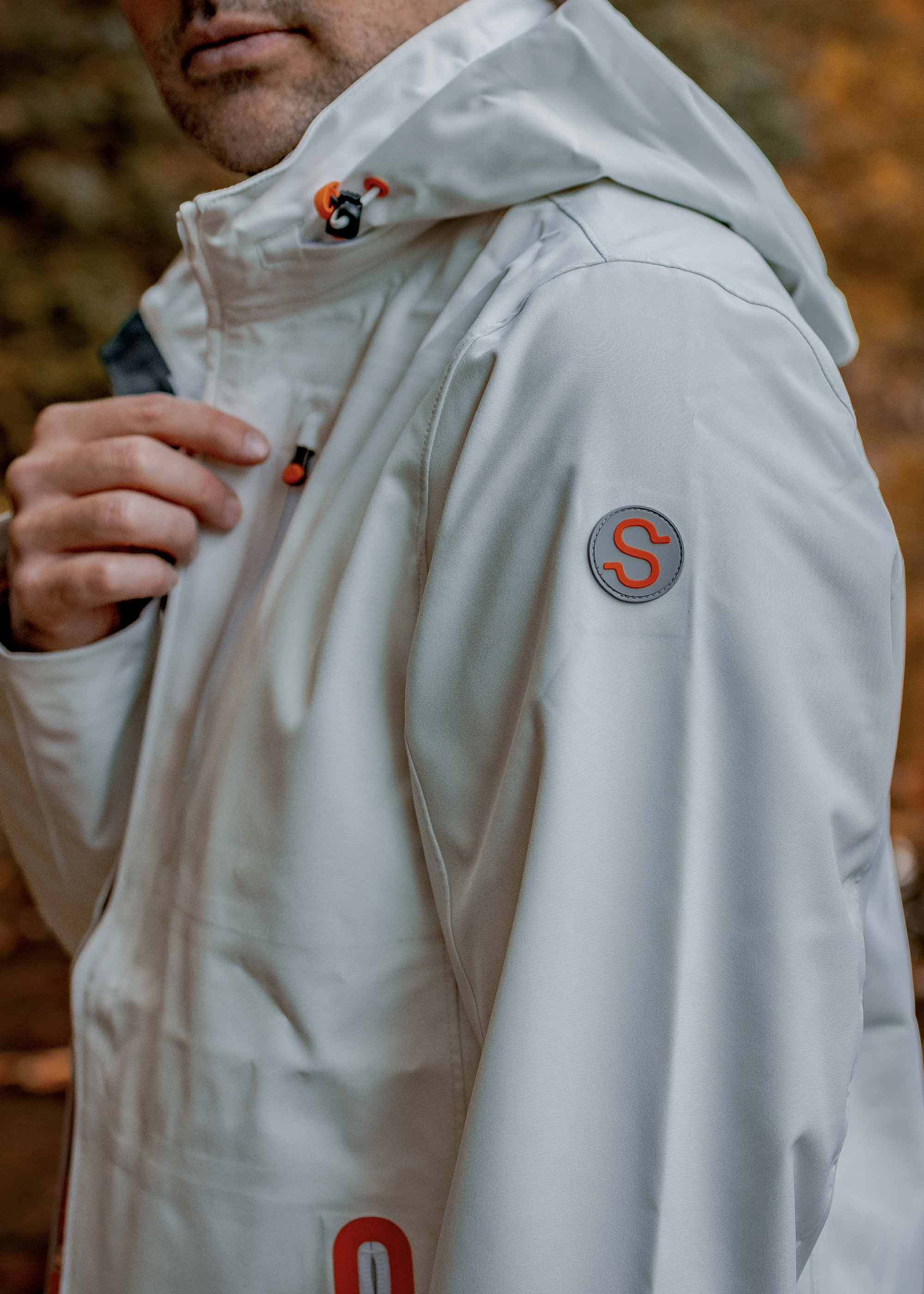 Geneve Rain Jacket - background::white,variant::White