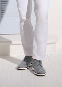 Olsen Knit Oxford - background::white,variant::Grey Melange