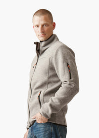 Vali Full Zip - background::white,variant::Medium Grey