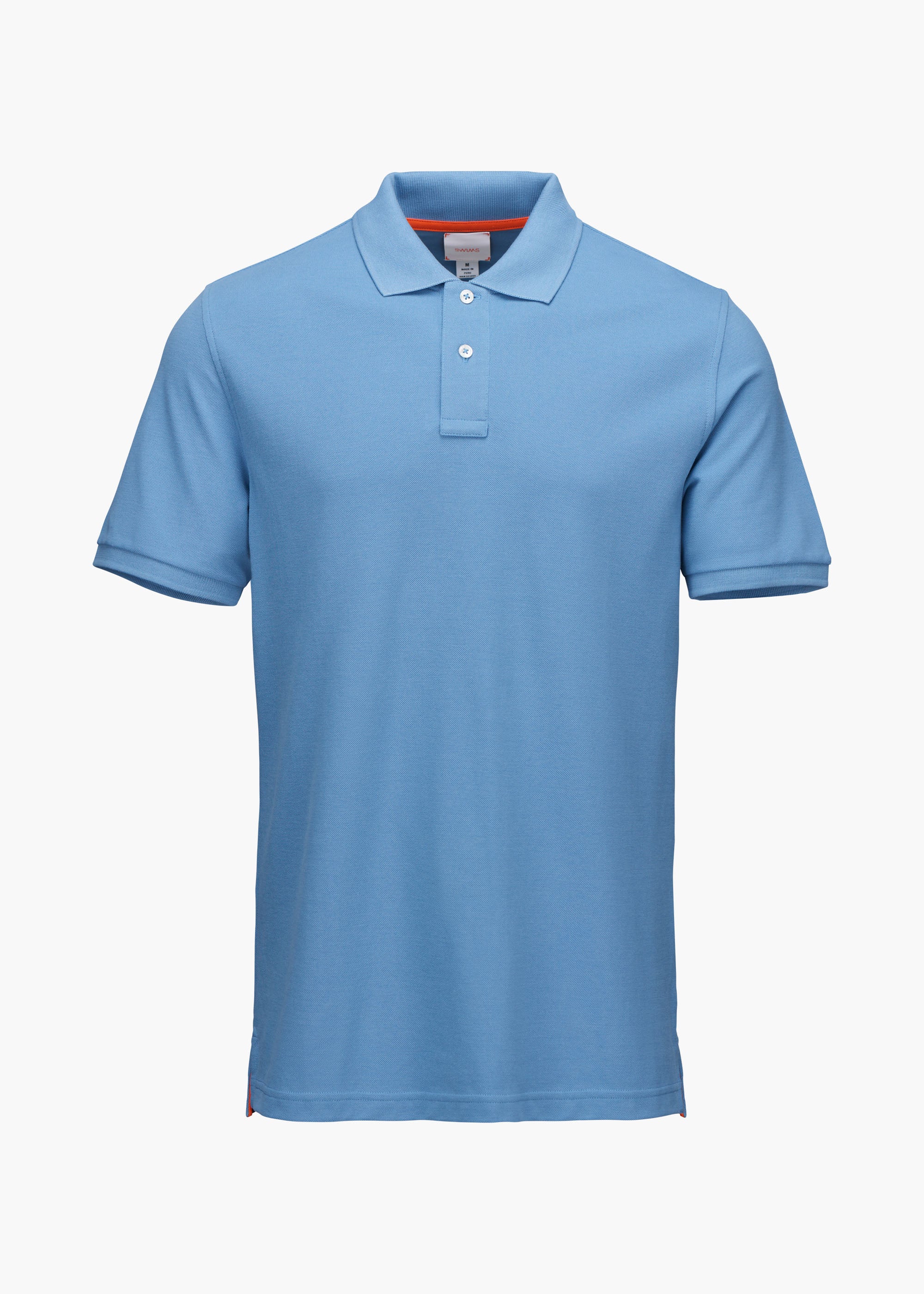 Sunnmore Polo - background::white,variant::Arctic Blue