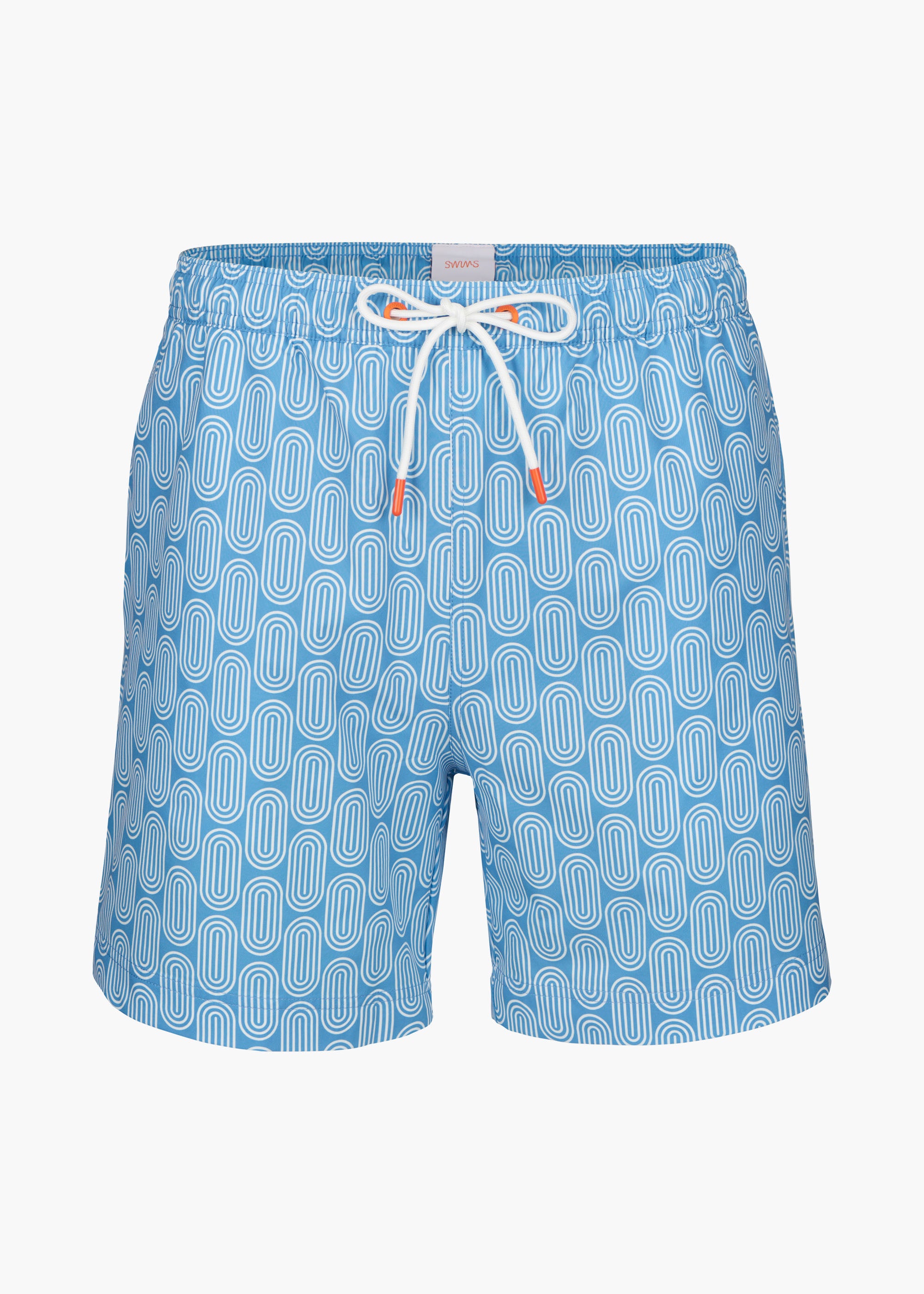 Sol Swim Short (6 ½” Inseam) - background::white,variant::Gia Aegean Blue