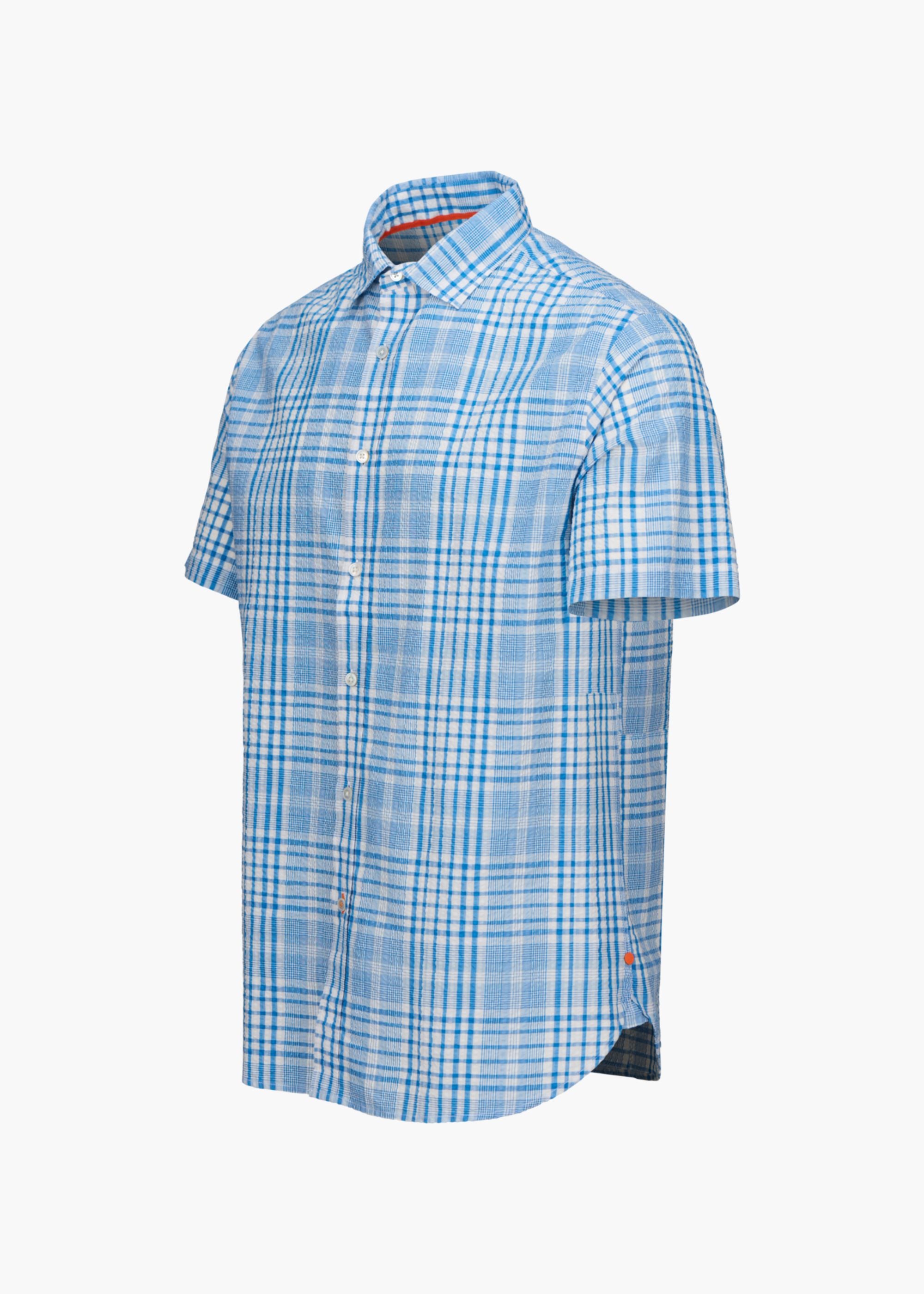 Furore Woven Shirt - background::white,variant::Blue Skies