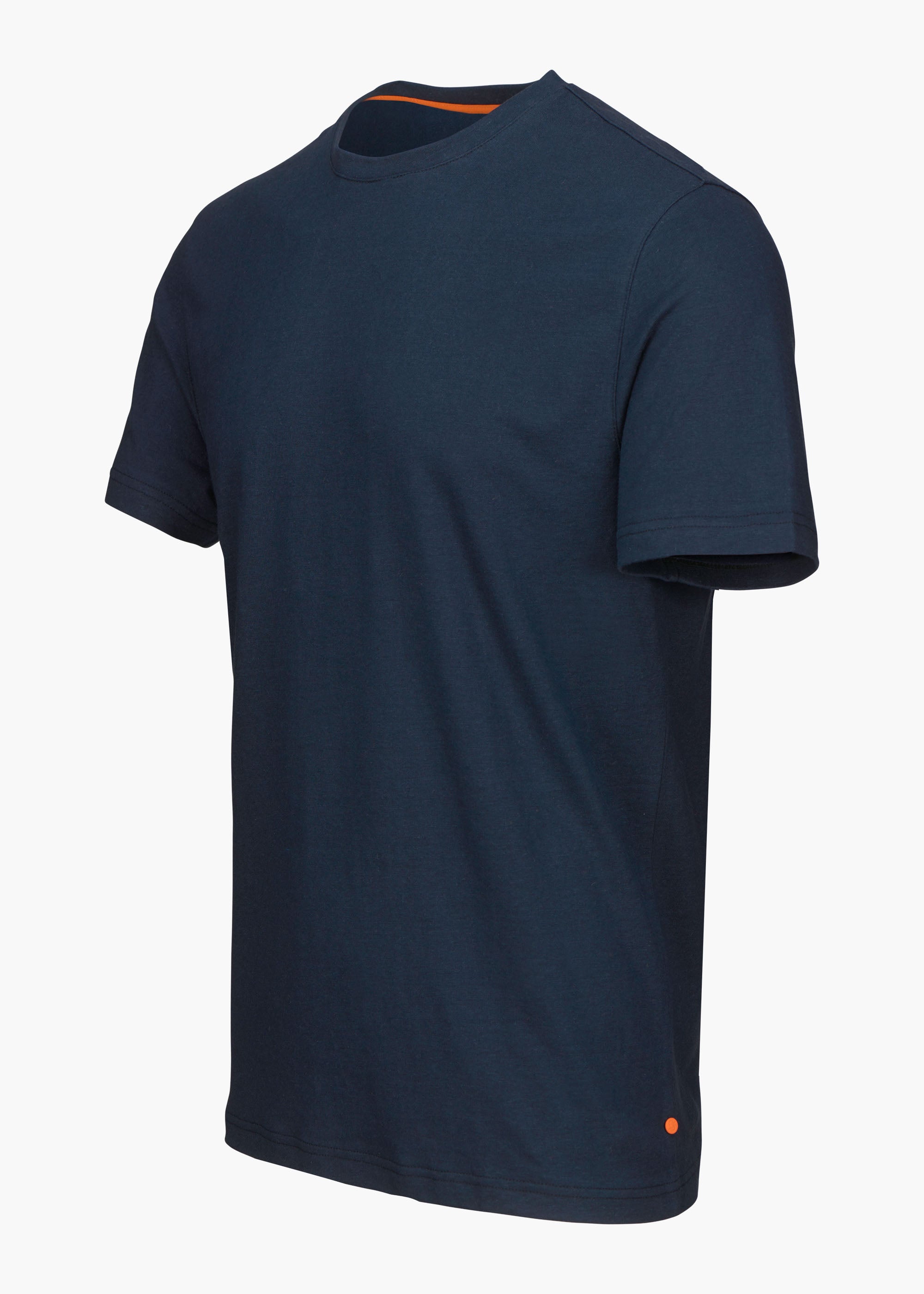 Lino T Shirt - background::white,variant::Navy