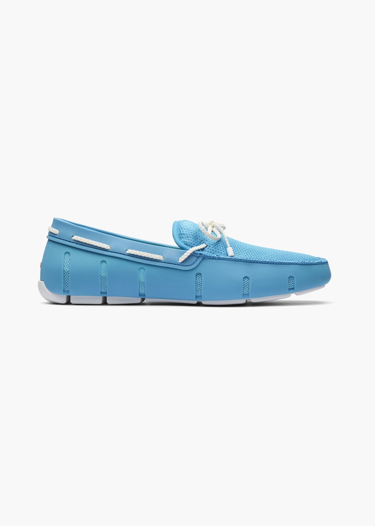 Braided Lace Loafer in Aqua/White for Mens, SWIMS