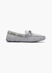 Braided Lace Loafer - background::white,variant::Light Grey/Grey
