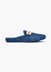 Slide Loafer - background::white,variant::Navy Blue
