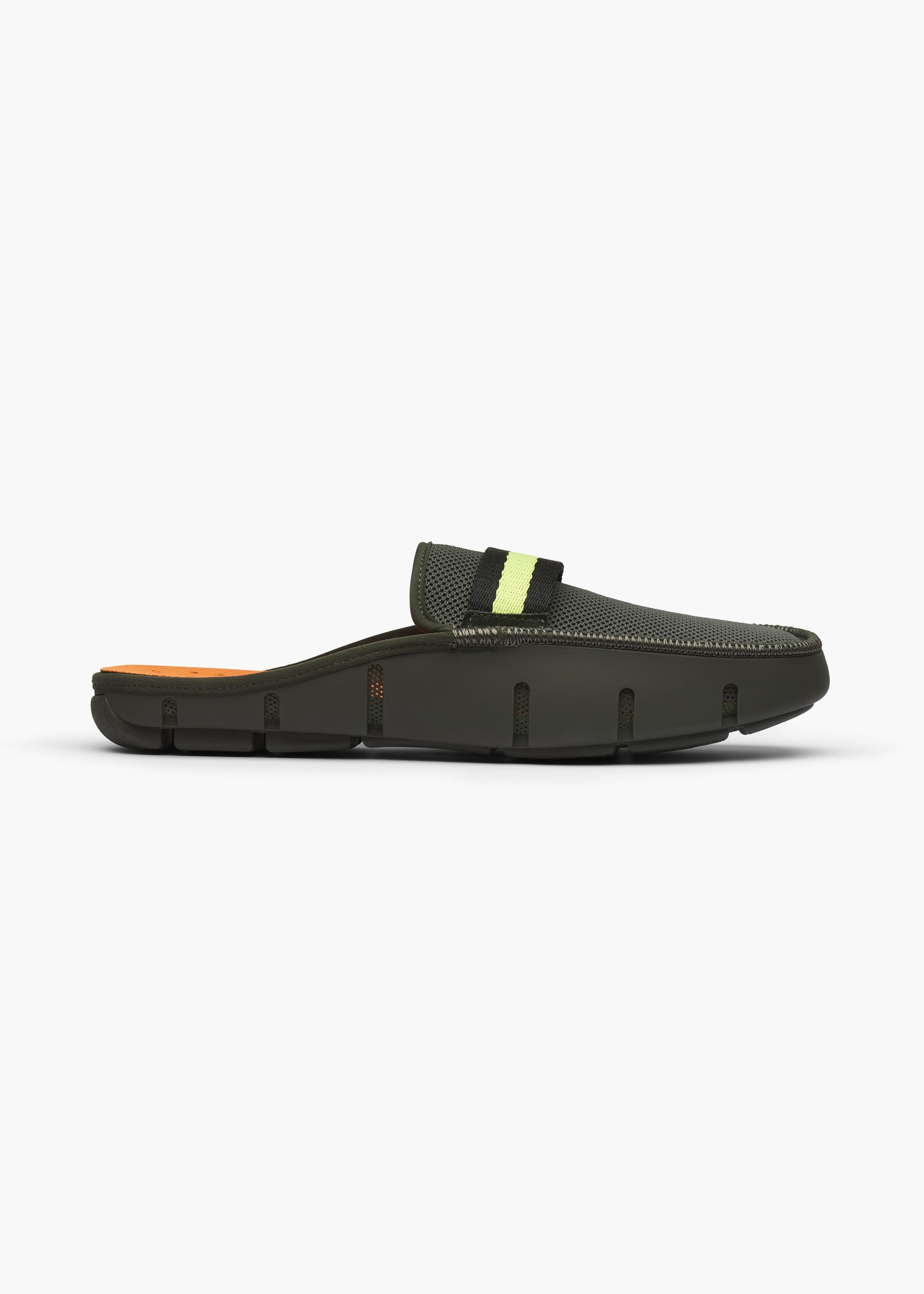 SWIMS Braided Lace Loafer NAVY/GREEN