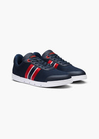 Solaro Sneaker - background::white,variant::Navy