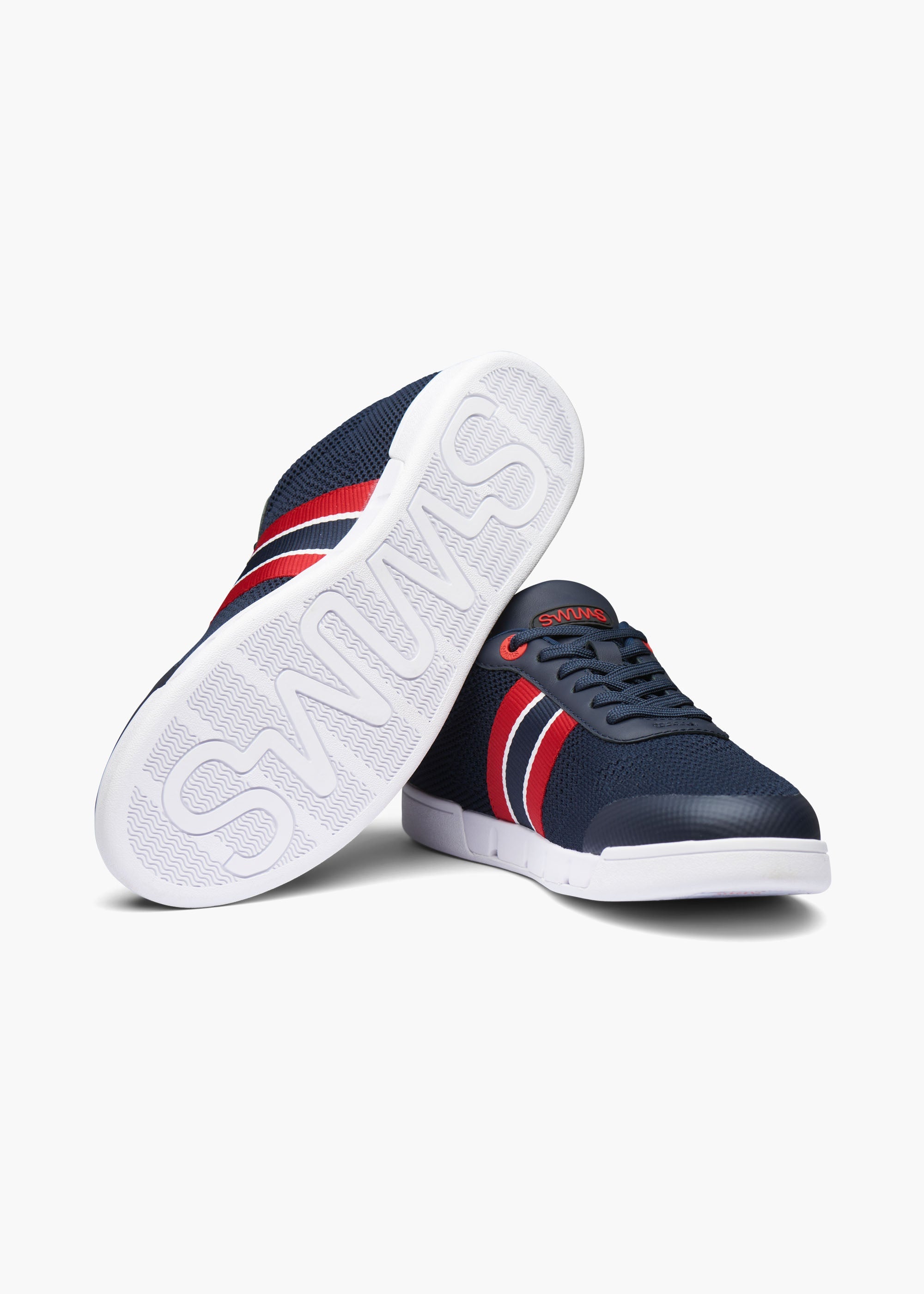 Solaro Sneaker - background::white,variant::Navy