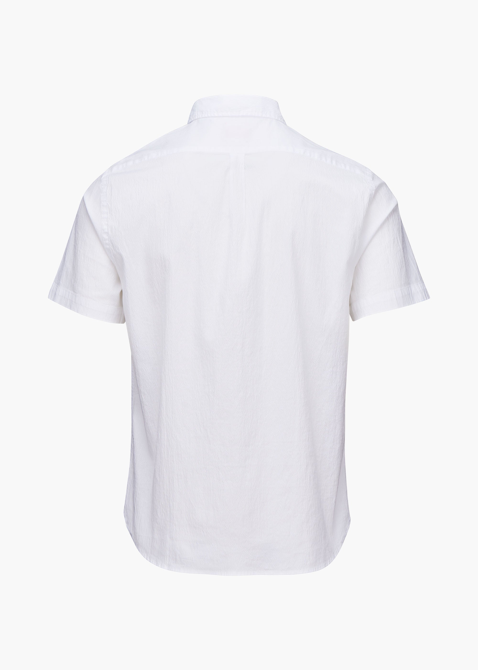 Palermo Seersucker Shirt - background::white,variant::White
