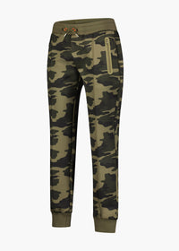 Tind Camo Track Pant - background::white,variant::Green Camo