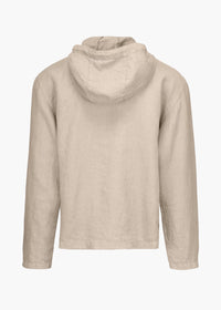 Amalfi Popover Hoodie - background::white,variant::Sand Dune