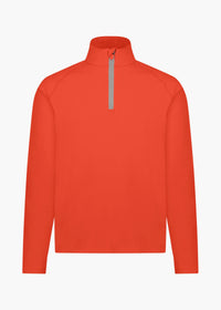 Stavenger 1/4 Zip Pullover - background::white,variant::SWIMS Orange
