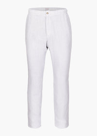 Amalfi Slim Linen Pant - background::white,variant::White