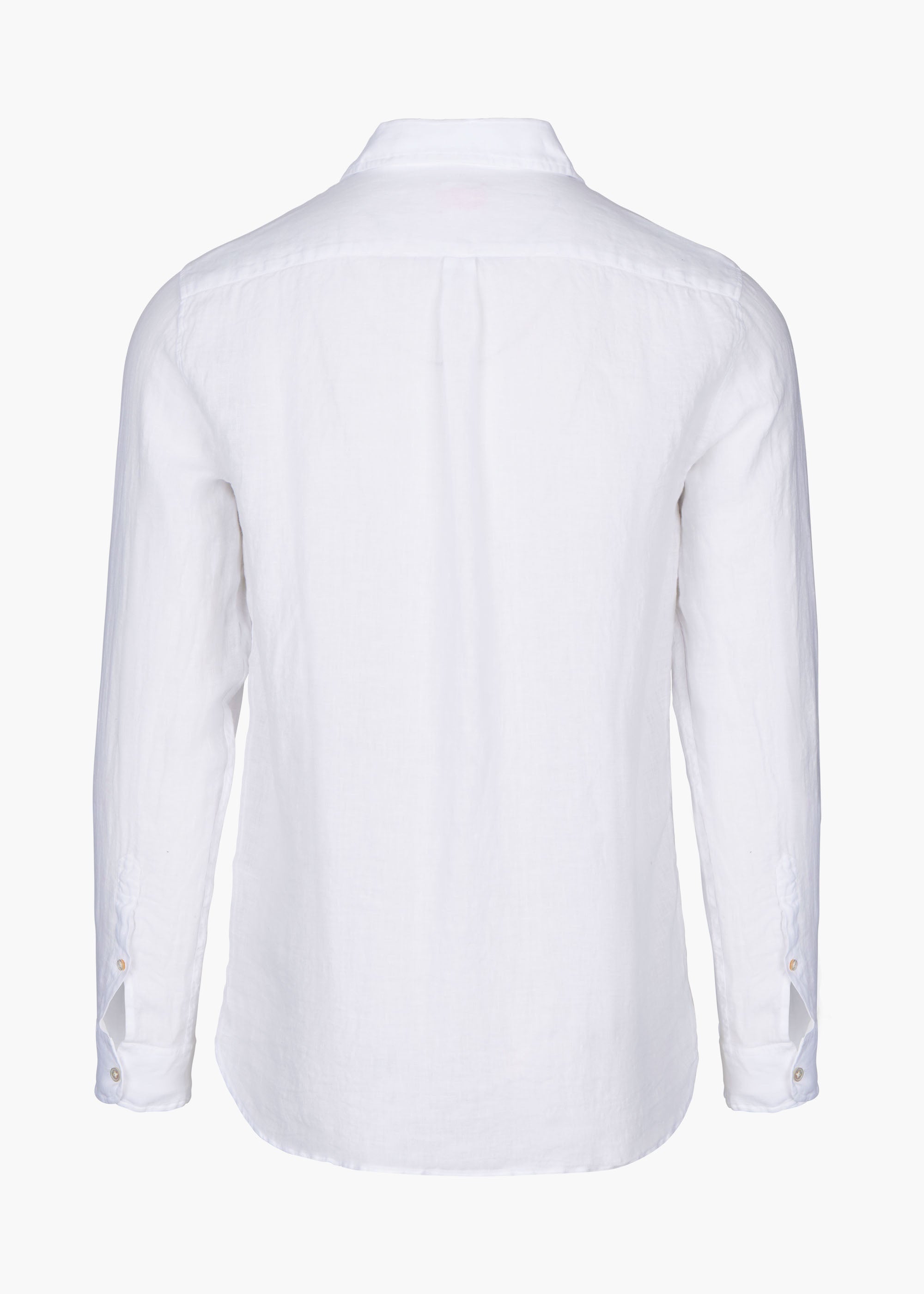 Amalfi Linen Shirt - background::white,variant::White