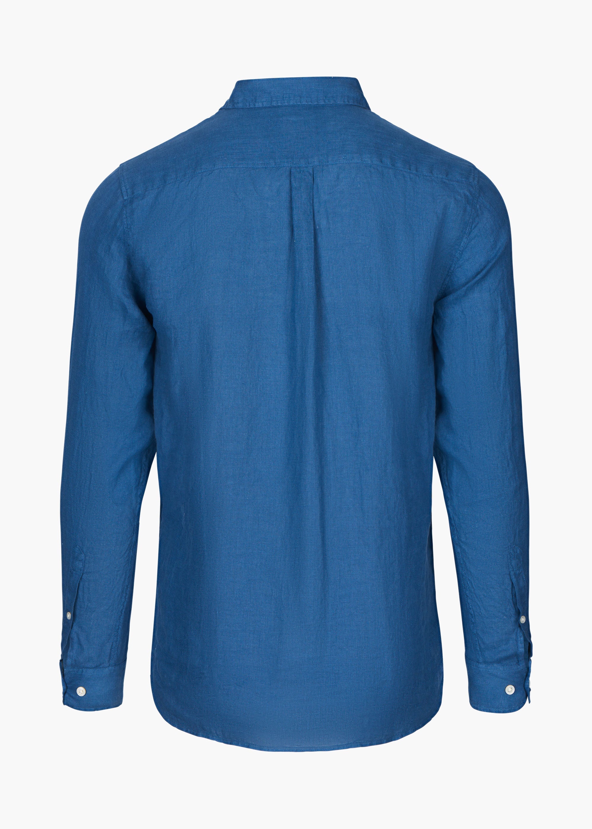 Amalfi Linen Shirt - background::white,variant::Ensign Blue
