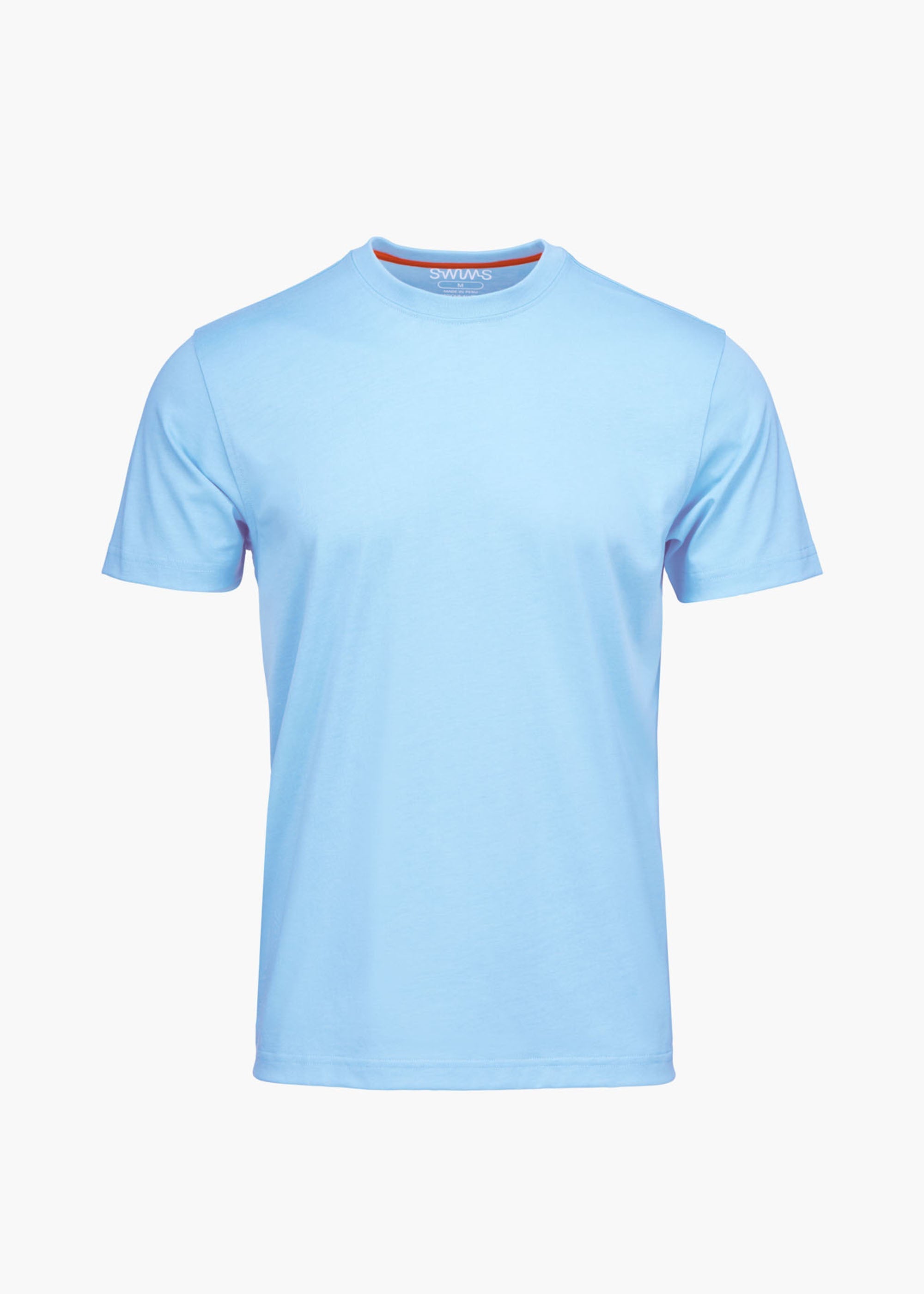 Aksla T Shirt - background::white,variant::Spray Blue