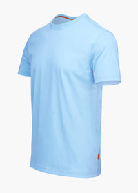 Aksla T Shirt - background::white,variant::Spray Blue
